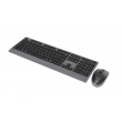 Gembird KBS-WPS-02-CYRL Dual-mode slim wireless desktop set, 2.4G+BT, RU layout
