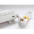 Ducky One 3 Classic Pure White SF keyboard Gaming USB QWERTZ German