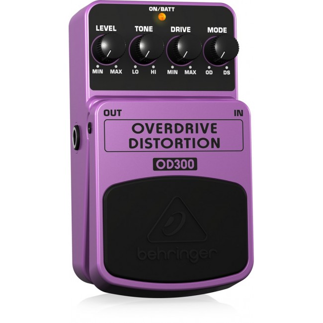 Behringer OD300 effects pedal Purple, Black