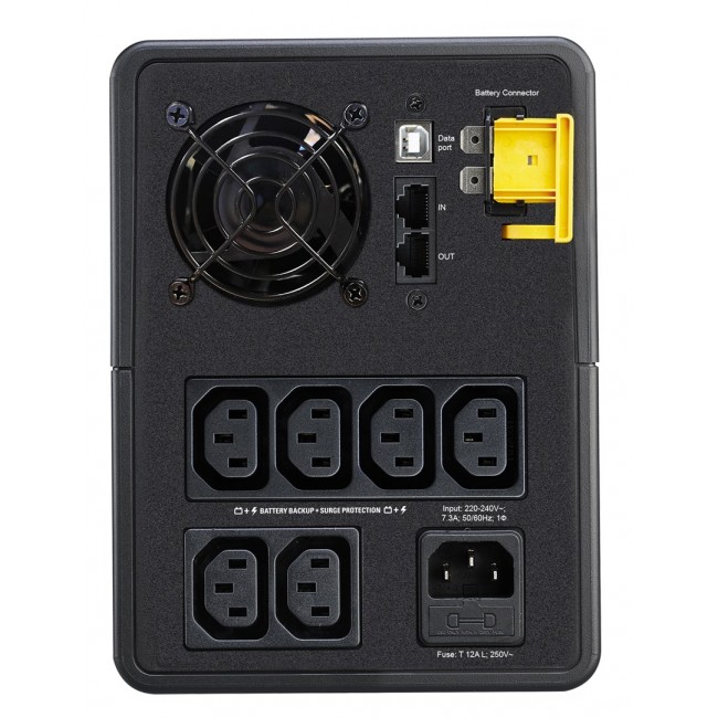 APC BX1600MI uninterruptible power supply (UPS) Line-Interactive 1.6 kVA 900 W 6 AC outlet(s) APC BX1600MI uninterruptible power supply (UPS) Line-Interactive 1.6 kVA 900 W 6 AC outlet(s)
