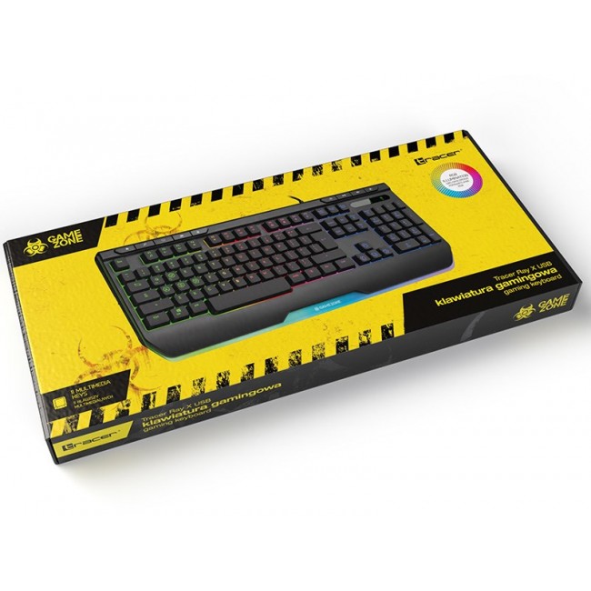 Tracer GAMEZONE RAY X keyboard Gaming USB Black