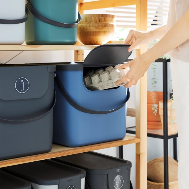 ROTHO Albula Horizon Blue - waste sorting container - 40l ROTHO Albula Horizon Blue - waste sorting container - 40l