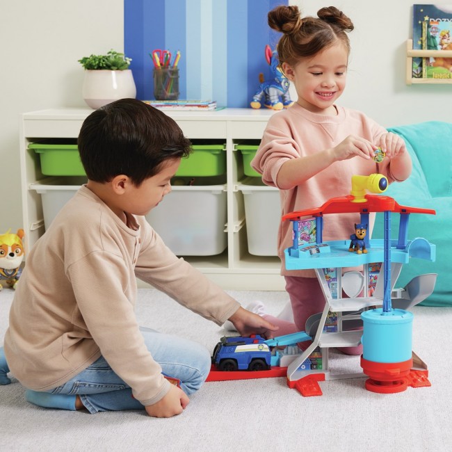 PAW Patrol Lookout Tower Playset with Toy Car Launcher, 2 Chase Action Figures, Chase s Police Cruiser and Accessories, Kids Toys for Ages 3 and up PAW Patrol Lookout Tower Playset with Toy Car Launcher, 2 Chase Action Figures, Chase s Police Cruiser and Accessories, Kids Toys for Ages 3 and up