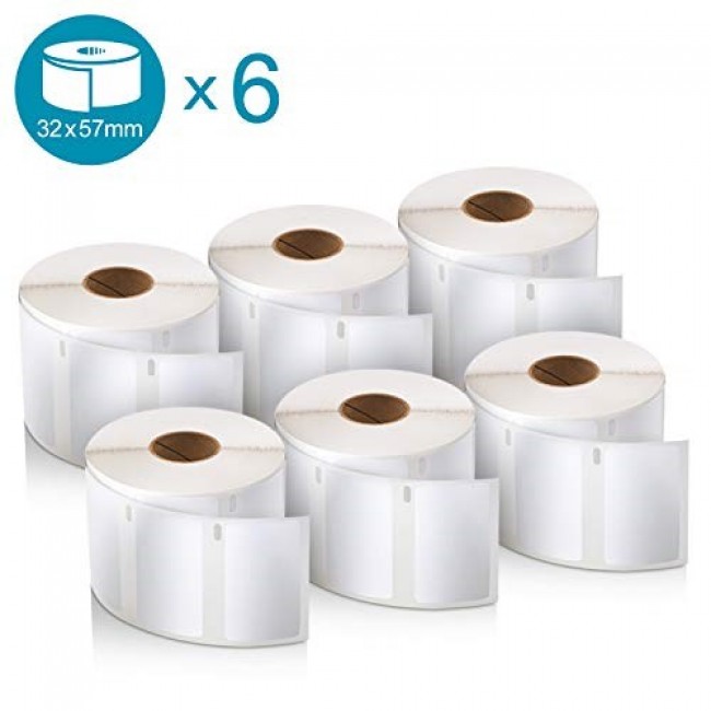DYMO LW Value Packs - Multi-Purpose Labels - 32 x 57 mm - 6 Packs -2093094