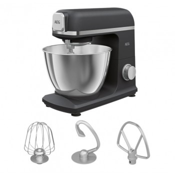 AEG KM5-1-4BPT Kitchen Robot 1200 W 5 L Black, Pearl