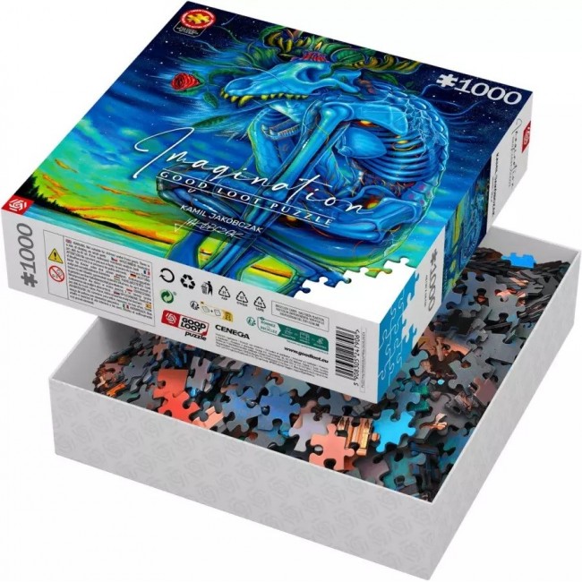 Puzzle Good Loot Imagination - Kamil Jak bczak: White Wolf 1000 pc(s)
