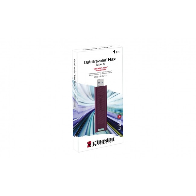 Kingston Technology DataTraveler 1TB Max Type-A 1000R/900W USB 3.2 Gen 2 Kingston Technology DataTraveler 1TB Max Type-A 1000R/900W USB 3.2 Gen 2