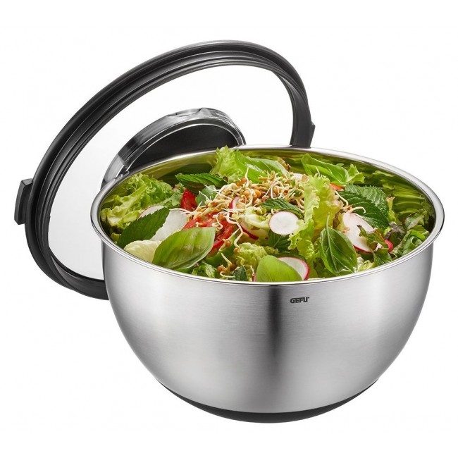 SET OF 2 BOWLS WITH LID GEFU MUOVO G-35055