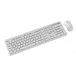 Gembird KBS-WPS-01 Slim Pro Business wireless desktop set, white, US layout