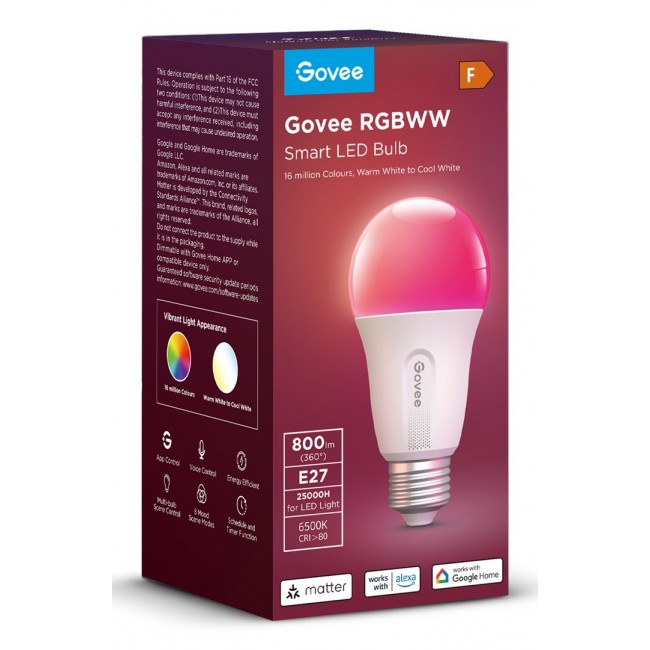 Govee Smart Wifi&BLE Light Bulb 800lm