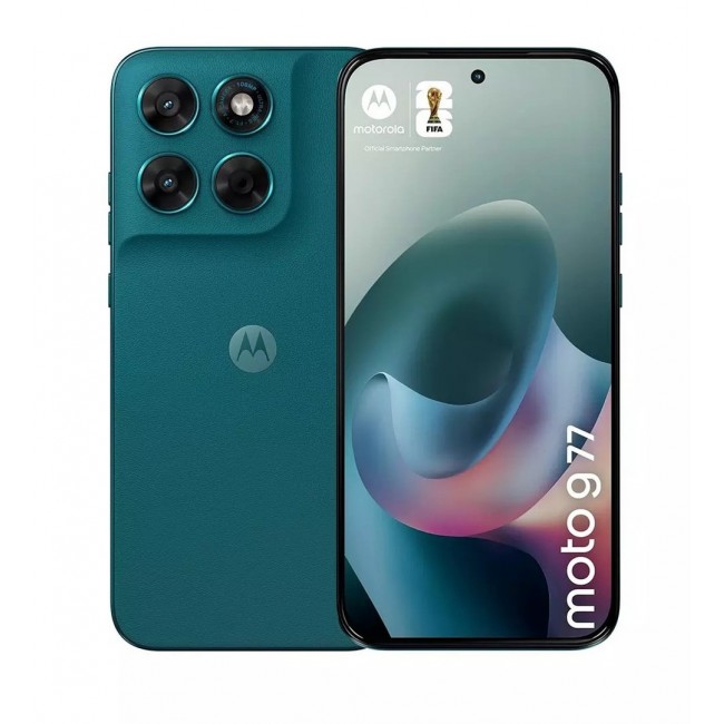 Motorola Moto G77 5G 12/256 GB smartphone in Pantone Shaded Spruce