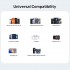 UNITEK P1129ABK01-EU mobile device charger Universal Black AC Fast charging Indoor