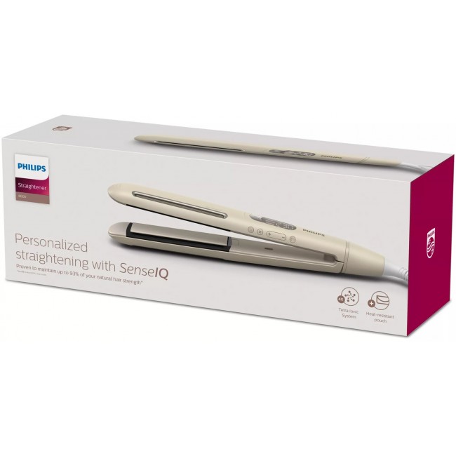 Philips 8000 series BHS838/00 hair styling tool Straightening iron Warm Beige 1800 W 2 m