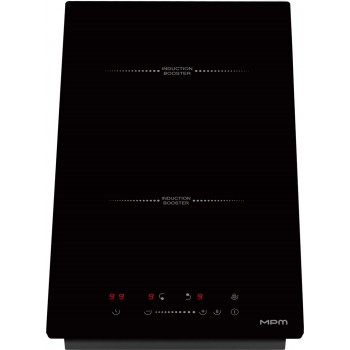 MPM MPM-30-IM-18 hob Black Built-in 29 cm Zone induction hob 2 zone(s)