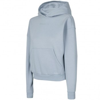 Women's 4F light blue sweatshirt H4L22 BLD031 34S 2XL