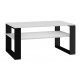 Topeshop MODERN 1P WHITE BLACK coffee/side/end table Coffee table Rectangular shape 2 leg(s)