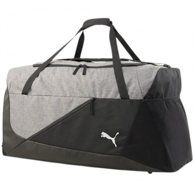 PUMA teamFINAL duffel bag 82 L Nylon, Polyester Black, Grey PUMA teamFINAL duffel bag 82 L Nylon, Polyester Black, Grey