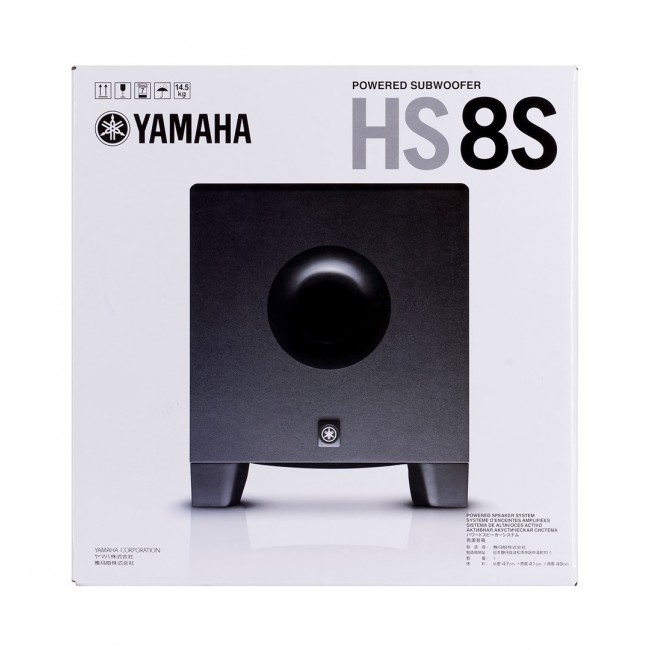 Yamaha HS8S subwoofer Black 150 W Yamaha HS8S subwoofer Black 150 W