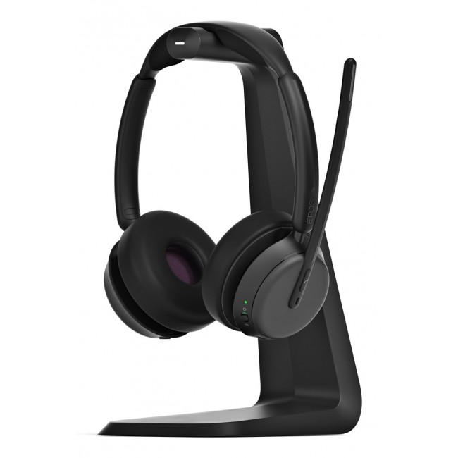 EPOS IMPACT 1061 ANC - Double-sided ANC Bluetooth headset with stand - Wireless - Office/Call center - 20 - 20000 Hz - 181 g - Headset - Black EPOS IMPACT 1061 ANC - Double-sided ANC Bluetooth headset with stand - Wireless - Office/Call center - 20 - 20000 Hz - 181 g - Headset - Black