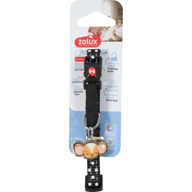 ZOLUX Chatouille black - cat collar