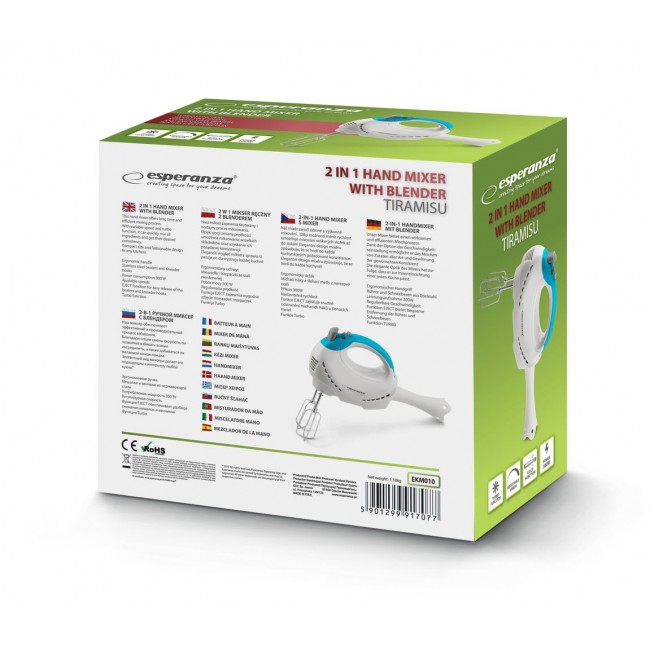 Esperanza EKM010 Hand blender 300 W Esperanza EKM010 Hand blender 300 W