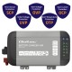 Qoltec Intelligent Professional Monolith Battery Charger for LiFePO4 AGM GEL SLA batteries | 40A | 12V