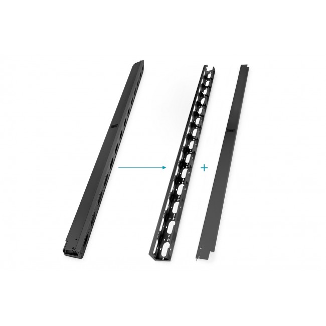 Digitus Cable channels for 42HE network and server cabinets