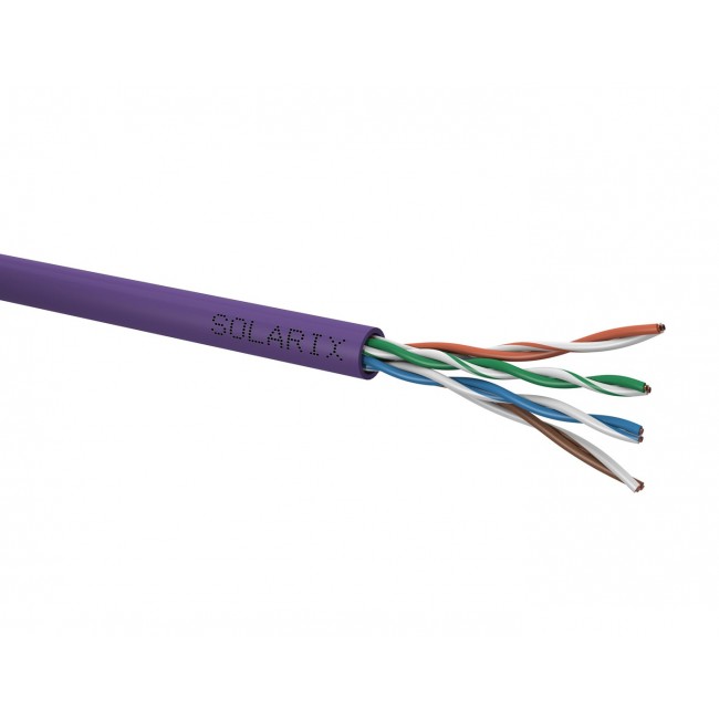 TWISTED PAIR CABLE SOLARIX CAT.5E UTP LSOH Dca SXKD-5E-UTP-LSOH box 500m