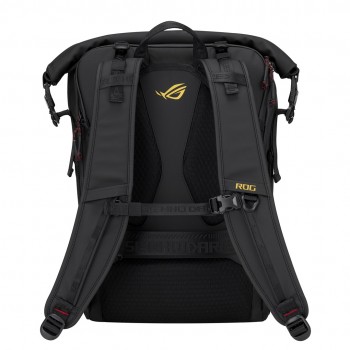 ASUS ROG SLASH Edition 20 backpack Roll top backpack Black Polyester, PU leather