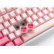 Ducky One 3 TKL Gossamer Pink keyboard Gaming USB US English Pink, White