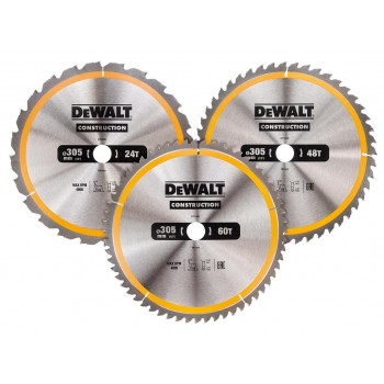 DEWALT Kreissaegeblatt-Set 3-tlg. Stat