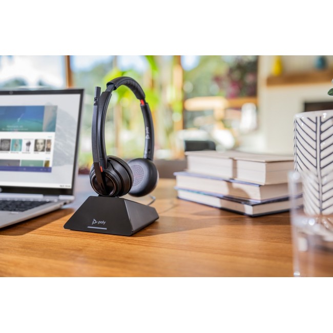 POLY Savi 8220 UC DECT 1880-1900 MHz USB-A Headset