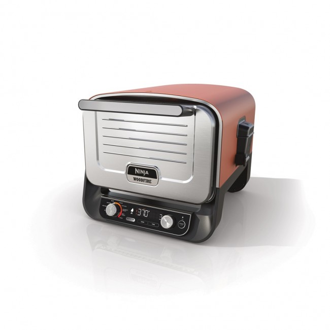 Ninja OO101EU outdoor barbecue/grill Electric + Charcoal Black, Red, Silver 2400 W