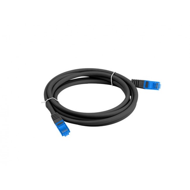 LANBERG PATCHCORD S/FTP CAT.6A 5M BLACK LSZH LANBERG PATCHCORD S/FTP CAT.6A 5M BLACK LSZH