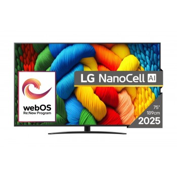 LG NanoCell AI 75NANO81A3A TV 190.5 cm (75
