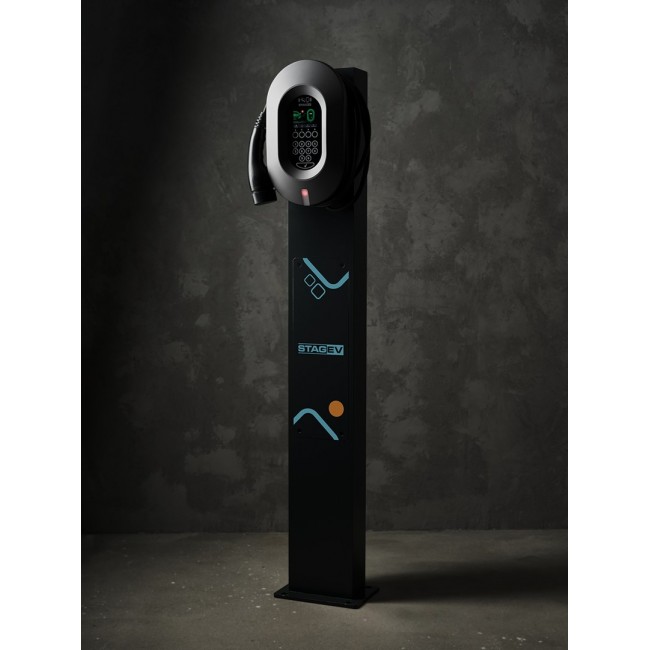 STAG EV STAG-EV-WB-11KW - car battery charger 230/400 V AC (L-N / L-L), 3-phase Graphite, White