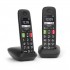 Gigaset E290 Duo - Cordless DECT Phone Black