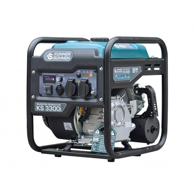K nner & S hnen KS 3300I engine-generator 3000 W 7 L Petrol Black, Teal