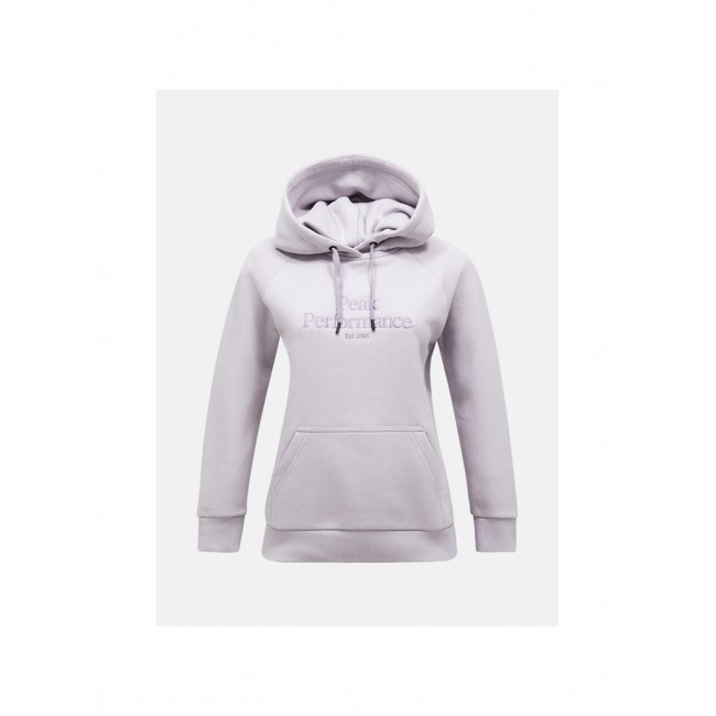 Bluza damska PEAK PERFORMANCE W Original Hood kolor szary - S