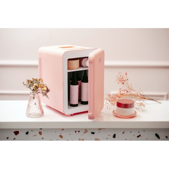Adler | AD 8084 | Mini Refrigerator | Free standing | Larder | Height 27 cm | Fridge net capacity 4 L | Pink