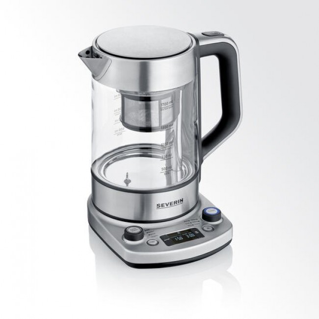Severin WK 3422 electric kettle 1.7 L 3000 W Stainless steel