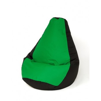 Sako bag pouffe Pear black and green L 105 x 80 cm