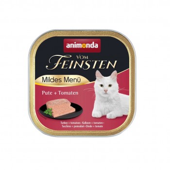 ANIMONDA Vom Feinsten Adult Mildes Men Turkey with tomatoes - wet cat food - 100g