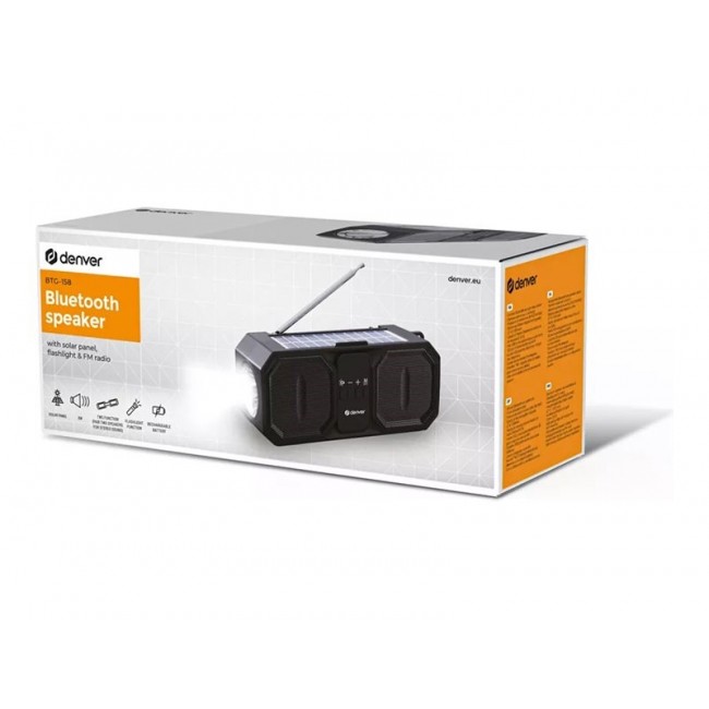 Denver BTG-158 Black 8 W Denver BTG-158 Black 8 W