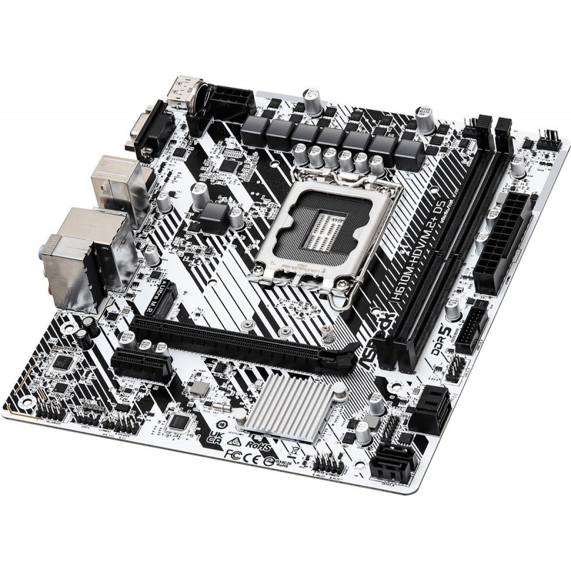 Asrock H610M-HDV/M.2+ D5 Intel H610 LGA 1700 micro ATX Asrock H610M-HDV/M.2+ D5 Intel H610 LGA 1700 micro ATX