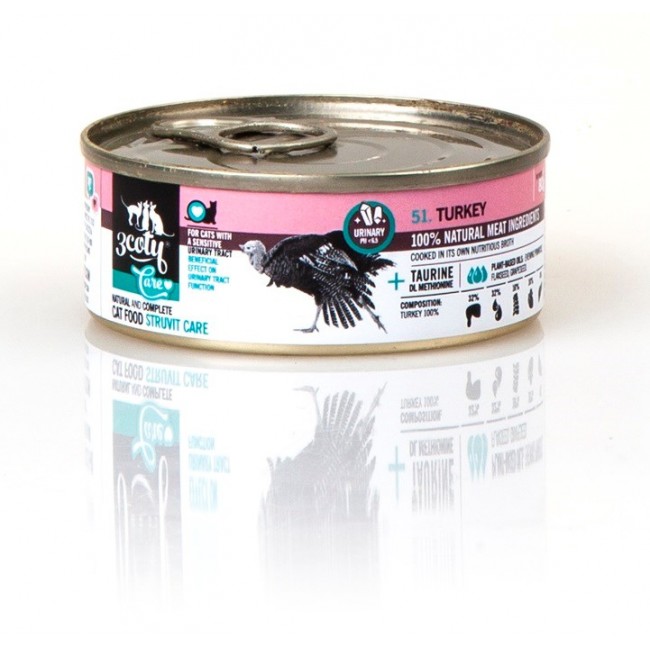 3COTY Turkey Struvite care - wet cat food - 80g 3COTY Turkey Struvite care - wet cat food - 80g