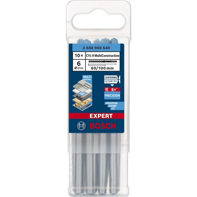 Bosch Expert CYL-9 Masonry drill bit 10 pc(s) Bosch Expert CYL-9 Masonry drill bit 10 pc(s)
