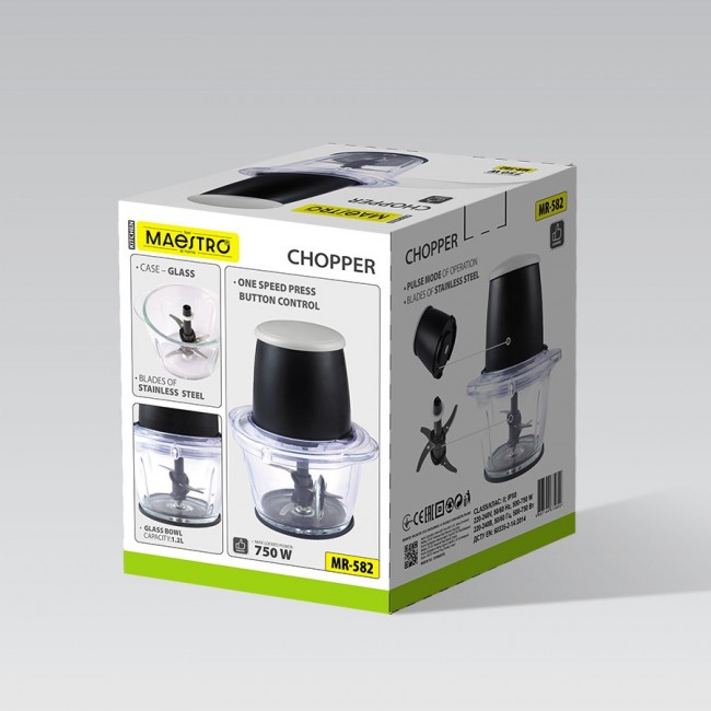 Maestro MR-582 Chopper 750 W Black Maestro MR-582 Chopper 750 W Black