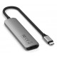 Satechi ST-P4SM interface hub USB Type-C 10000 Mbit/s Grey Satechi ST-P4SM interface hub USB Type-C 10000 Mbit/s Grey