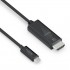 PureLink IS2201-010 video cable adapter 1 m USB Type-C HDMI Black